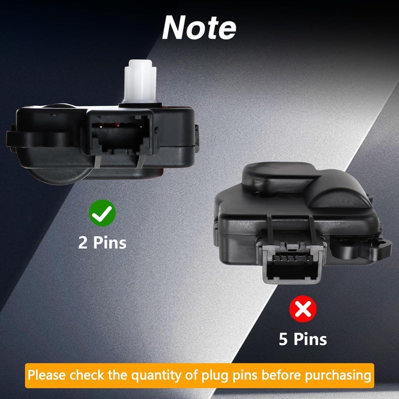 HIMARKLIF 2 Pins HVAC Blend Door Actuator Compatible with Dodge Ram 1500 2009-2021 Dodge Ram 2500/3500 2010-2019 Ram 4500/5500 2011-2019 Replace# 68089742AA 68448026AA 604-005 (Pack of 2) - Image 5
